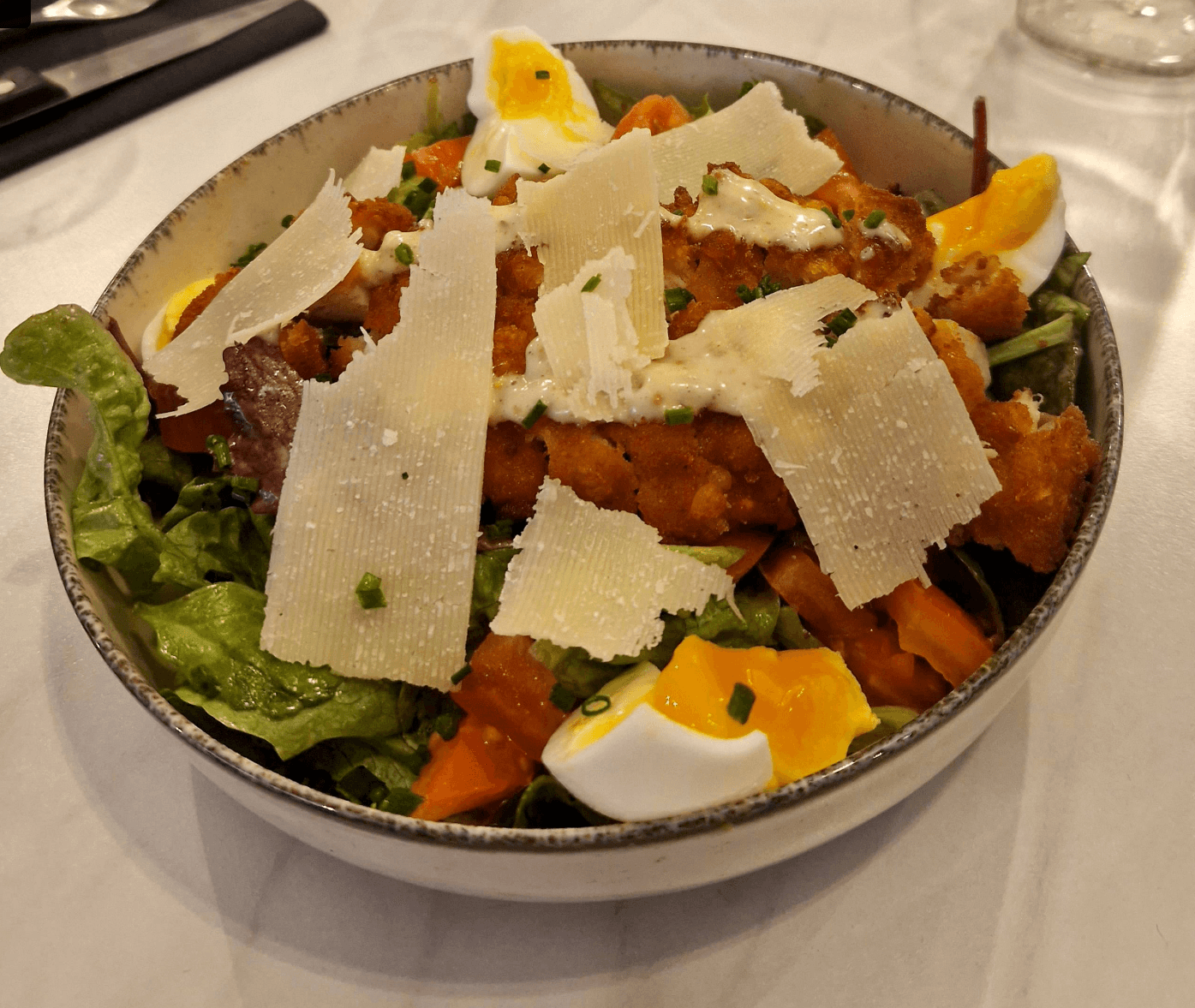 Salade before enhancement